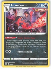 Houndoom 096/163 Holo Rare Battle Styles Pokemon Near Mint