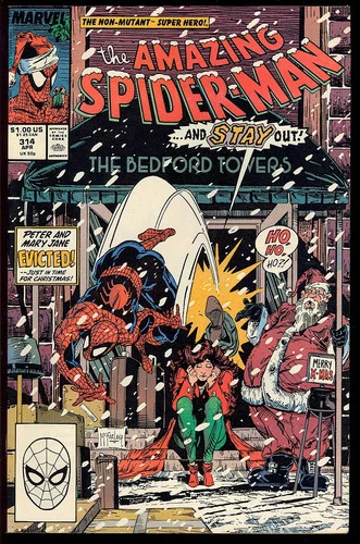 Amazing Spider-Man #314 High Grade Todd McFarlane Art Marvel Comic 1989 VF-