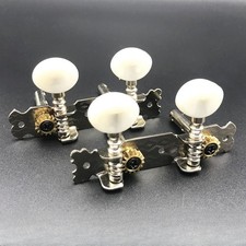 4 string UK double white small round head double hole steel column