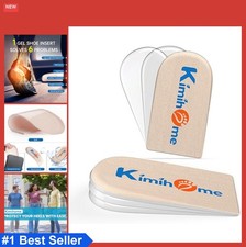 Heel Lift Inserts Adjustable Gel Orthopedic Shoe Cushions for Heel Pain Height