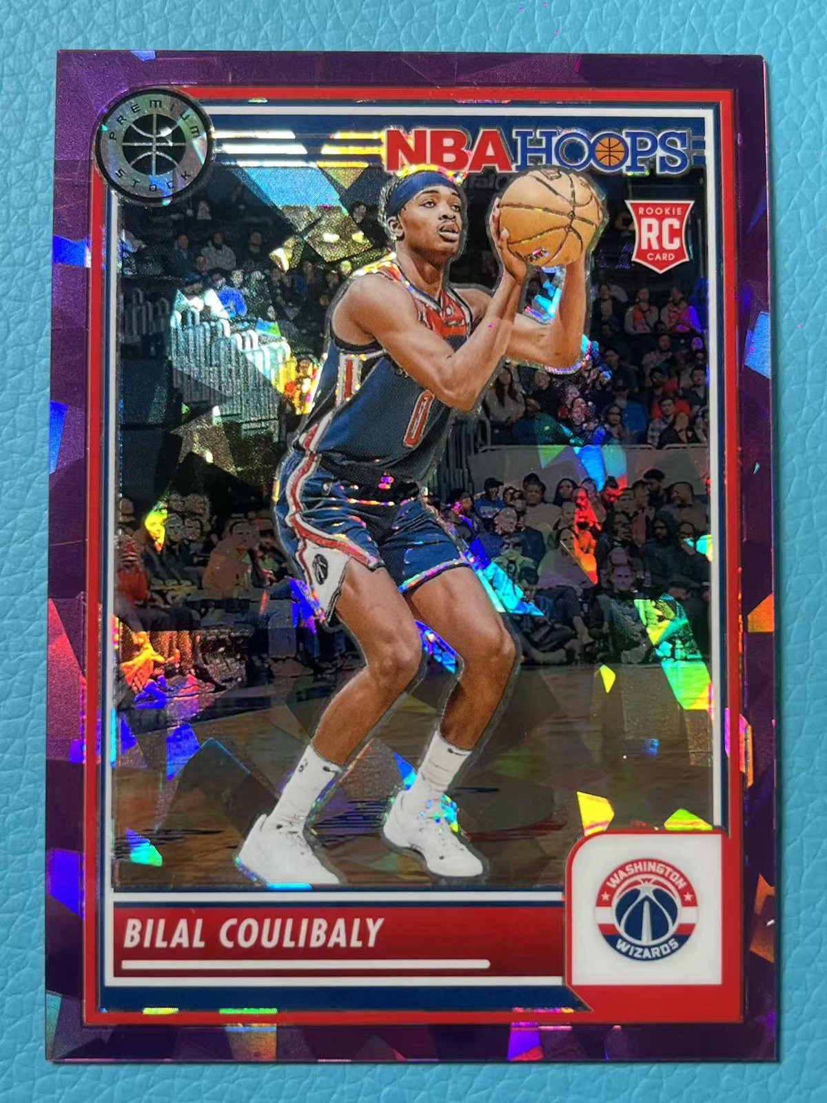 Bilal Coulibaly 2023-24 Panini Premium Stock 033/149 Hoops Cracked Ice RC #175