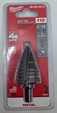 Milwaukee 48-89-9212 Jam-Free Step Drill Bit #12