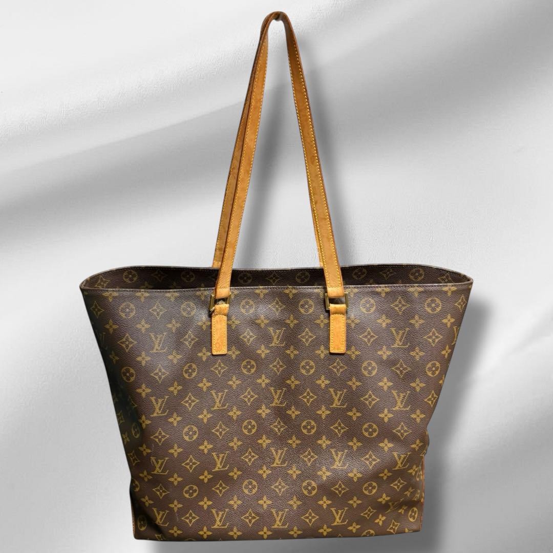 LOUIS VUITTON Monogram Cabas Piano Tote Bag M51148 Authentic LV Luxury Handbag