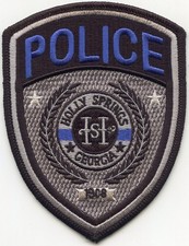 HOLLY SPRINGS GEORGIA POLICE PATCH
