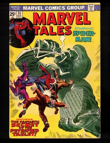 Marvel Tales #55 Man Mountain Marko!  (reprints Amazing Spider-Man 74)  1974 GD