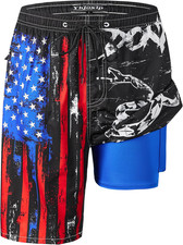 Mens Swim Trunks Quick Dry Board Shorts Bathing Suit for Men Beach Swimwear Brea