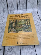 Vintage ADVANCED DUNGEONS DRAGONS Master Screen 1979 TSR GAMES 1 Pice