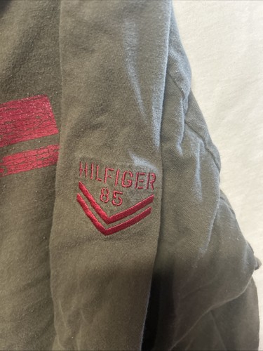 Awesome - Vintage - Tommy Hilfiger - Spell Out Logo - Long Sleeve T Shirt - XL - Picture 2 of 6