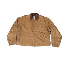 Carhartt J01 BRN Detroit Vintage Jacket Made In USA 50 Reg 90s