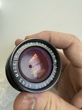 LEICA LEITZ 50MM SUMMICRON-M F2 LATE CANADA BLACK  clean copy