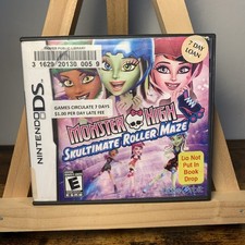 Monster High Skultimate Roller Maze Nintendo DS Game Used With Case and Manual