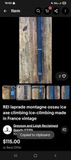 REI laprade montagne ossau ice axe climbing i...