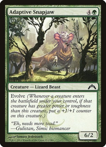 Adaptive Snapjaw - GTC (Gatecrash) #113 MTG Magic The Gathering