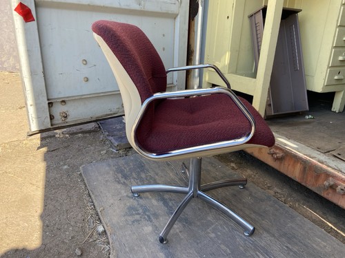 Vintage All-Steel Mid Century Modern Eames Office Arm Chair Knoll Pollock Style - Picture 3 of 21