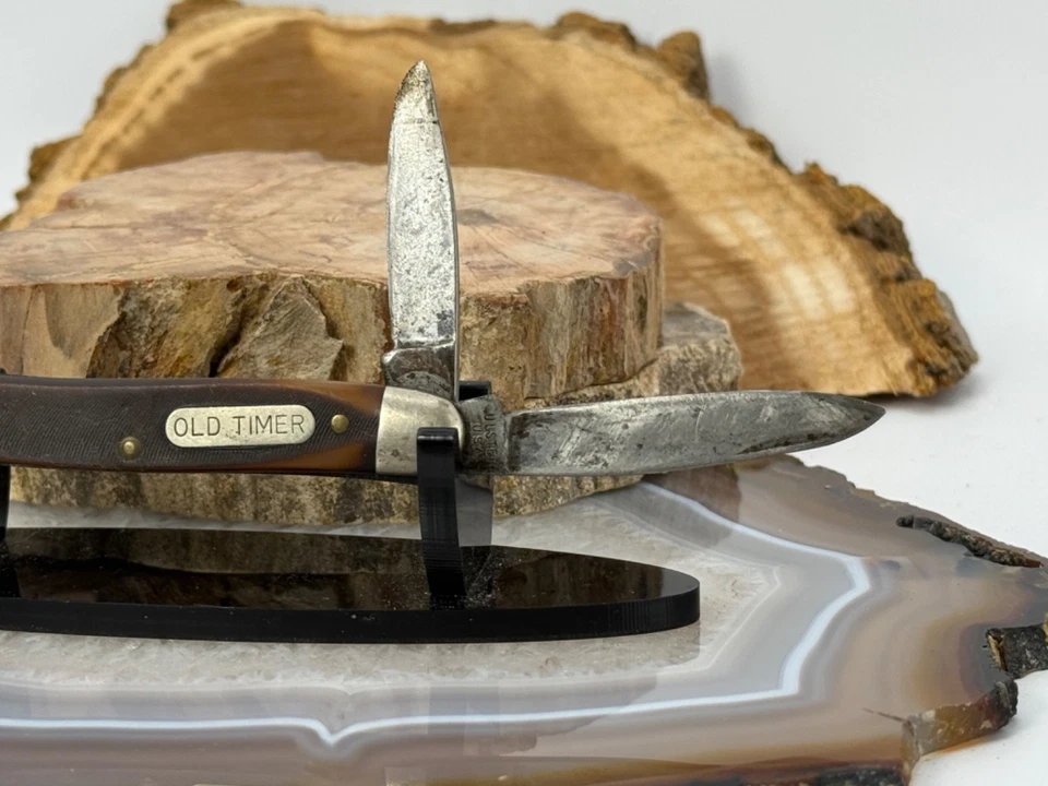 Rare Ulster 580T 3 Blade Stockman saw cut delrin hdle by Schrade--2553.25 - Image 4 of 4