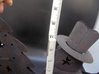 Set of Metal Christmas Tea Lights Snowman & Tree — photo 3