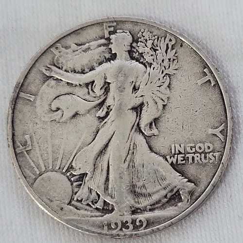 1939 S Walking Liberty Half Dollar in Fine Condition