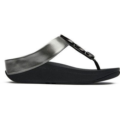 Fitflop Damen Halo Bead Circle Metallic Flip-Flops Sandalen 