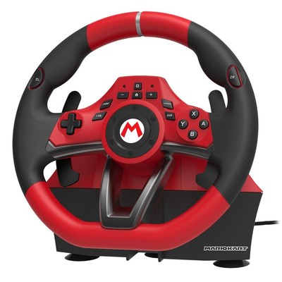 HORI Mario Kart Racing Wheel Pro Deluxe, Lenkrad rot #26799835