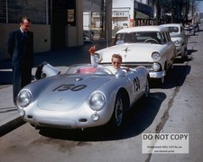 James Dean In Little Bastard Porsche 550 Spyder 8x10 Publicity Photo Mw-559