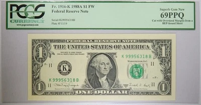$1 Grade 69 US Federal Reserve Small Notes for sale | eBay