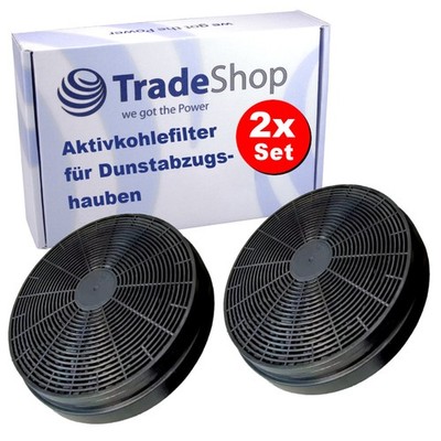 2x Aktivkohlefilter ersetzt Vioks 2461-BH 50067-BH / Ersatz für Dunstabzugshaube