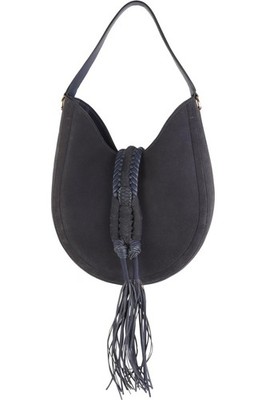 ALTUZARRA SCHULTERTASCHE MARINEBLAU GHIANDA WILDLEDER