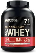 Optimum Nutrition Gold Standard Whey Protein 2.27kg Cookies and Cream  23.22 per kilo