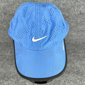 NEW 2007 NIKE FIT Adult Dry Perforated Adj. Golf/Tennis Hat/Cap-Blue 218606-420