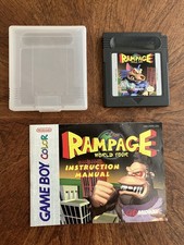 Rampage: World Tour 1997  for Nintendo Game Boy Color - w/ Manual