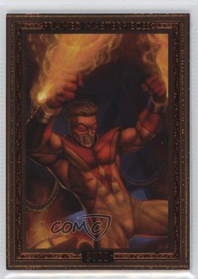 2024 SkyBox Marvel Masterpieces Presents Nahuel Grego Framed 80/99 Pyro #24 1r8v