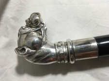 New Designer Vintage Look Bull Dog Head Handle Wooden Waling Stick Cane