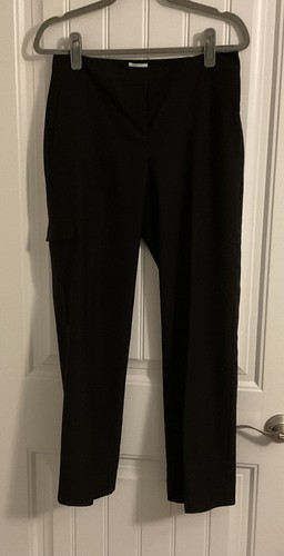 Pantalon IZOD Femme Noir Extensible – Taille 14, Coupe Droite, Jambe 29