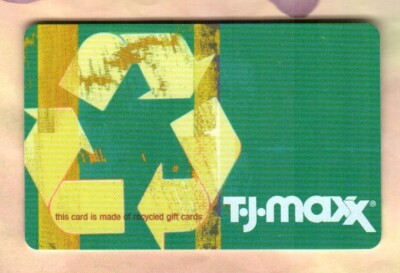 T.J.MAXX Recycle Symbol ( 2007 ) Gift Card ( $0 )