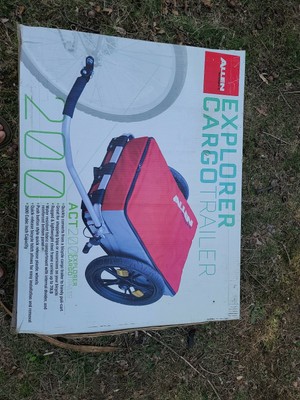 allen sports explorer bicycle cargo trailer