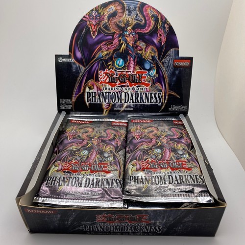 Yu-Gi-Oh! - Phantom Darkness - EMPTY Booster Box & Packs USED Unlimited - Afbeelding 1 van 22