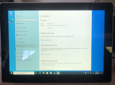 HP ELITE X2 1012 G1 m5-6y75  1.10 GHz  8GB RAM   128GB SSD 12''