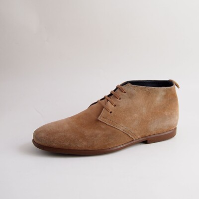 Kenzo Chukka Desert Ankle Boots Brown Suede Mens Shoe Size