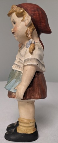 Vintage Dutch Girl Holding baby Ceramic Porcelain Figurine 8.5", handpainted - Picture 2 of 9