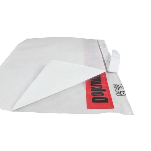 Delivery note bags DIN C4 transparent accompanying paper bags document bags - Picture 3 of 6