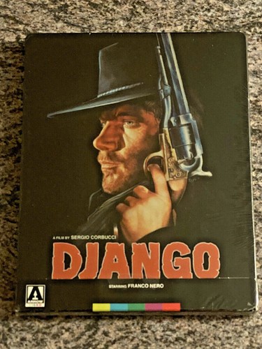 Django (Blu-ray, Limited Edition Steelbook, Arrow Video, 1966 Western) BRAND NEW - Picture 1 of 2