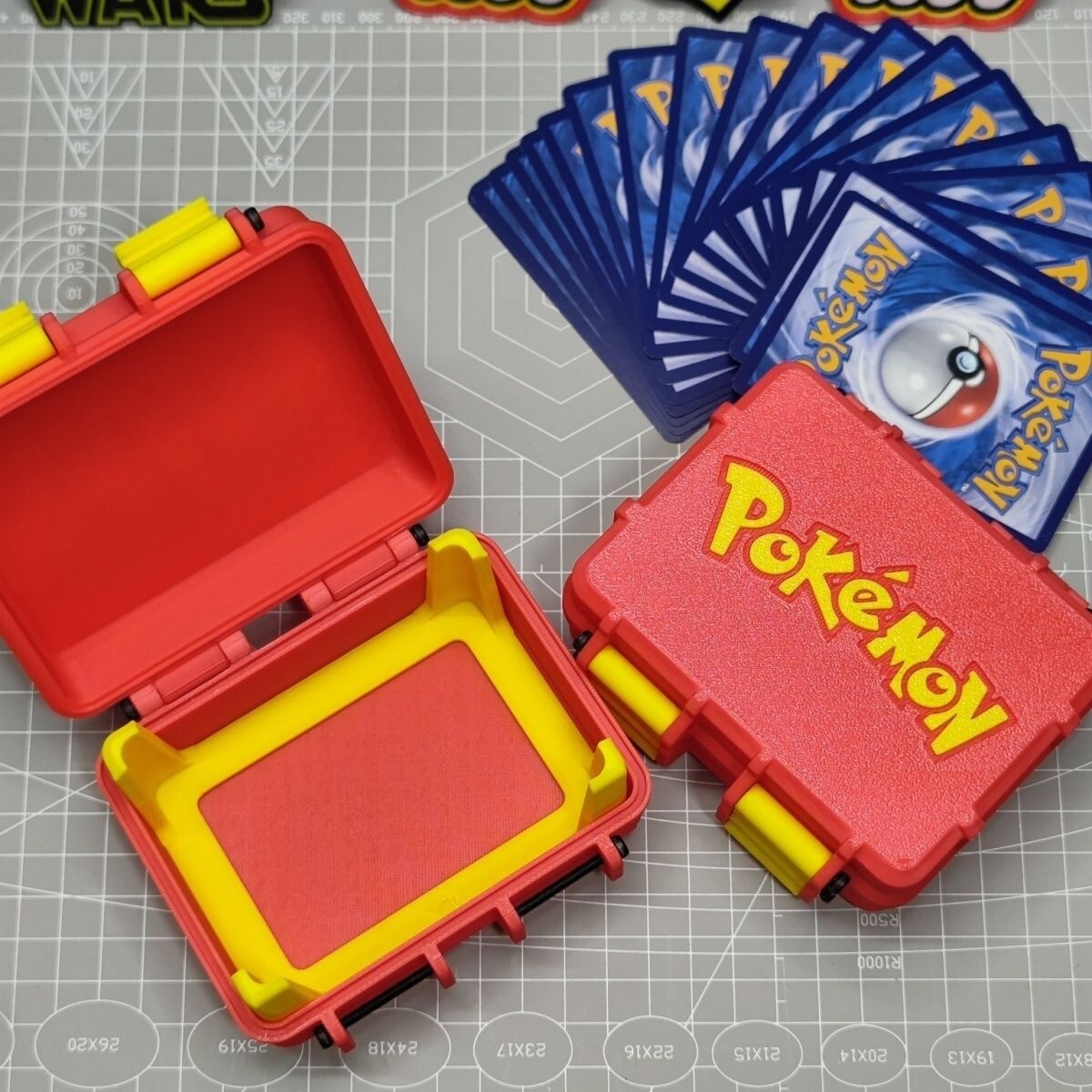 Game Card Storage Box Pokemon Waterproof Hard Case Holder PTCG Desk Game  Case