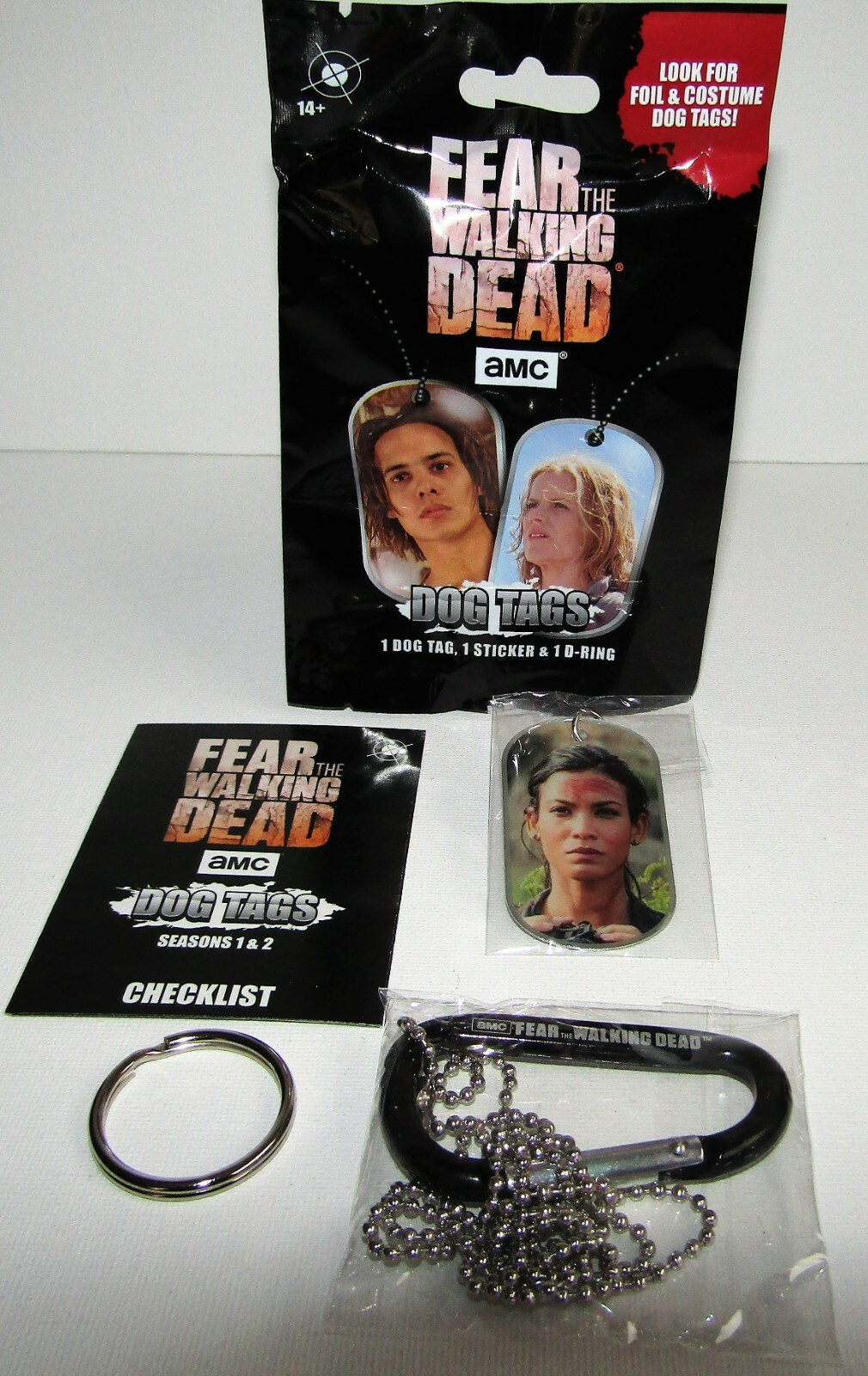 FEAR OF THE WALKING DEAD DOG TAGS SEASONS REGULAR #16