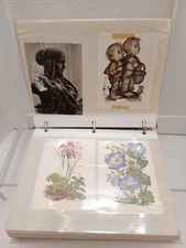 Vintage Post Card Lot- Photo Album Full Of Variety Cards Some Written On.