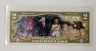 2021 Trump & Melania Colorized $2 Bank Note
