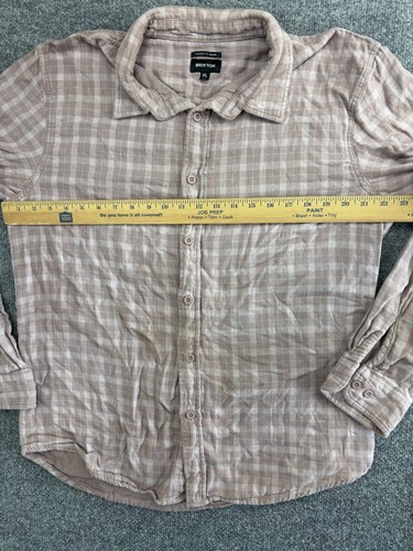 Brixton Bowery Flannel Shirt Men's XL Check Button Up Long Sleeve - Picture 3 of 6