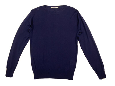 givenchy mens navy wool lightweight sweater, Model: BM90184Y0C, size:S 