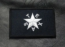 TEXAS STAR FLAG REVOLUTION LONE STAR TX STATE HOOK PATCH