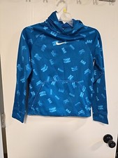 Nike Blue therma fit hoodie Youth Large