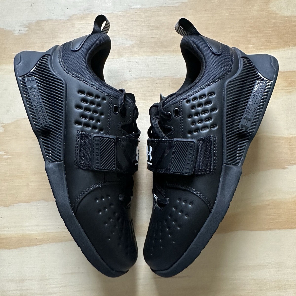 Under Armour Reign Lifter Training Shoes 3023735-001 Black Mens Size 7 & 7.5 NEW Under Armour Gym Reign Lifter Training Shoes | Mercari main image 2